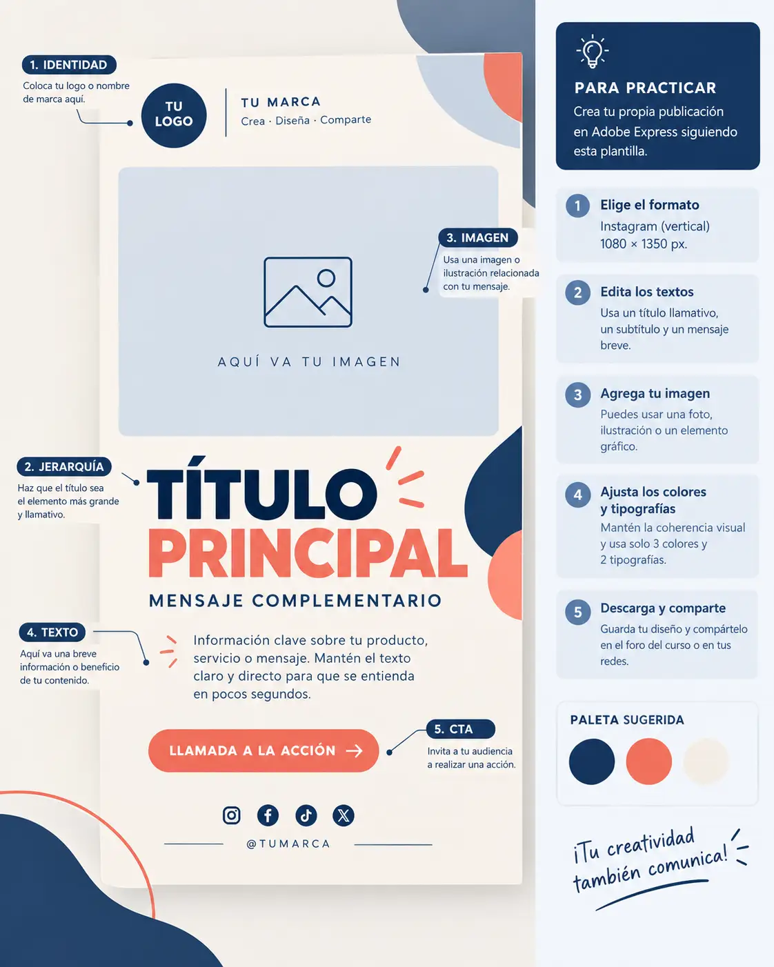 Lección 1: Plantilla y Guía de práctica